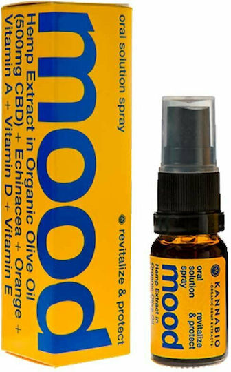 KannaBio Mood Revitalize & Protect Οral Spray 500mg 10ml