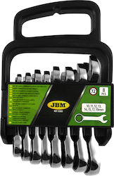 JBM Set chei poligonale germane cu dimensiune de la 10mm până la 19mm 8buc