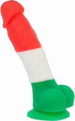 BMS Factory Addiction Leonardo Realistisches Dildo mit Hoden und Saugnapf Red White & Green 18cm BMS Factory Addiction Leonardo Realistisches Dildo mit Hoden und Saugnapf Red White & Green 18cm
