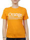 Only Damen T-Shirt Orange