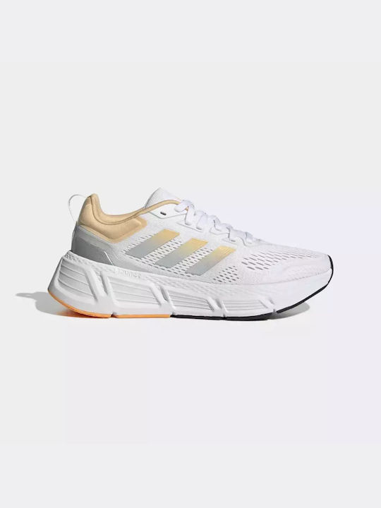 Adidas Questar Γυναικεία Αθλητικά Παπούτσια Running Λευκά