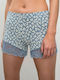 Vamp Summer Women's Pyjama Shorts Light Blue
