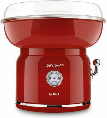 Sogo Zuckerwattemaschine 27.5cm Rot