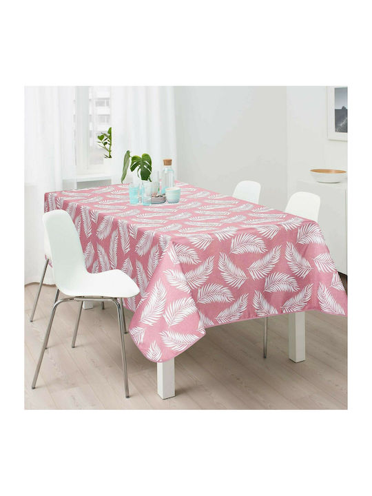 Flamingo Checkered Stain Resistant Palm Pink 15...