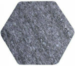 Audiodesigner Ecoplan Hexagon 17,3cm Schallabsorbierendes Panel (4Stück) in Gray Farbe