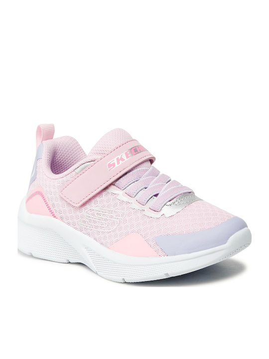 Microspec Kinder Sneakers mit Klettverschluss Rosa