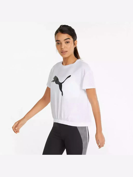 PUMA Damen T-Shirt Weiß