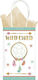 Amscan 122135 Plastic Bag for Gift White 13.1x8.2x21.2cm. 8pcs