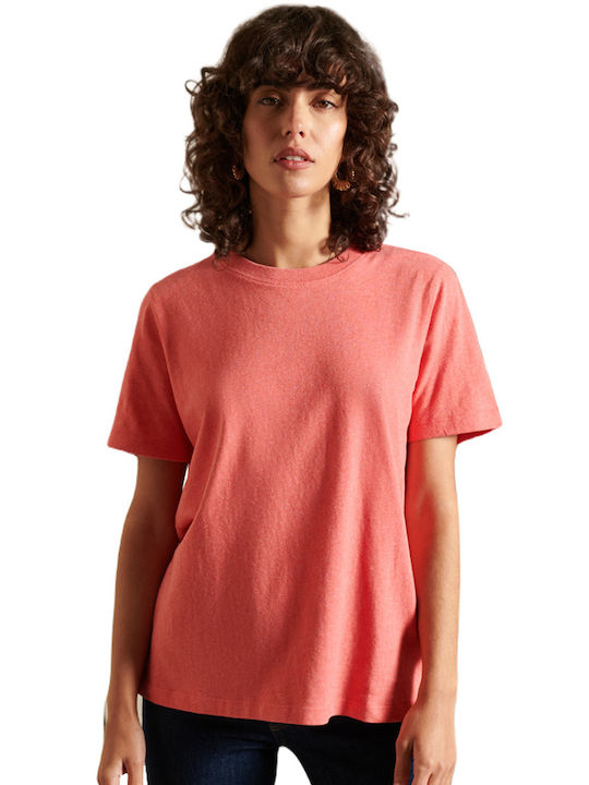 Superdry Women's T-shirt Coral Marl