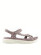 Skechers Heathered River Damen Flache Sandalen Sportlich in Lila Farbe