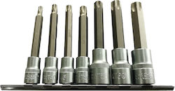 JBM Long Socket with Motor Allen and Socket 3/8'' Set 7pcs