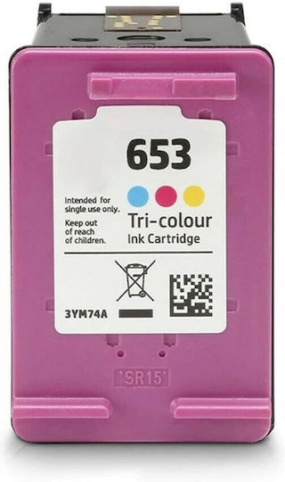 VS Συμβατό Μελάνι Εκτυπωτή InkJet HP 653 XL 450 Σελίδων Πολλαπλό (Color) 1τμχ