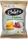 Bret's - Le Chipsier Francais Πατατάκια Saveur με Γεύση Chevre Cheese & Espelette Chilli 125gr