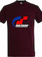 T-shirt Unisex " Gran Turismo ", Burgundy