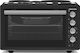 United EO-8723 Electric Countertop Oven 42lt with 3 Burners and Hot Air Function