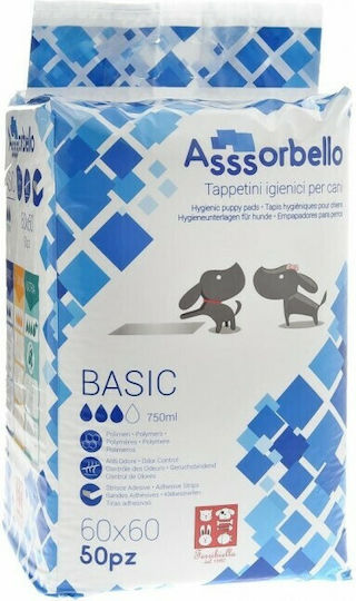 Ferribiella Asssorbello Basic Dog Floor Diapers 60x60cm 50pcs 750pcs