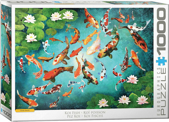 Colorful Koiscape Puzzle 2D 1000 Pieces