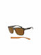Emporio Armani Sonnenbrillen mit Braun Schildkröte Rahmen und Braun Linse EA4182U 500273