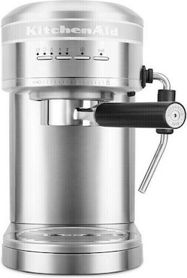 Kitchenaid 5KES6503ESX Μηχανή Espresso 1470W Πίεσης 15bar Ασημί