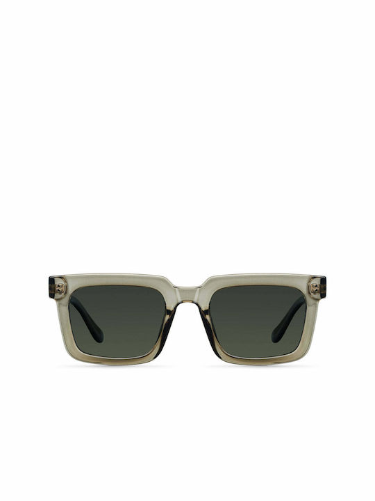 Meller Taleh Sunglasses with Stone Olive Plastic Frame and Green Polarized Lens TA-STONEOLI