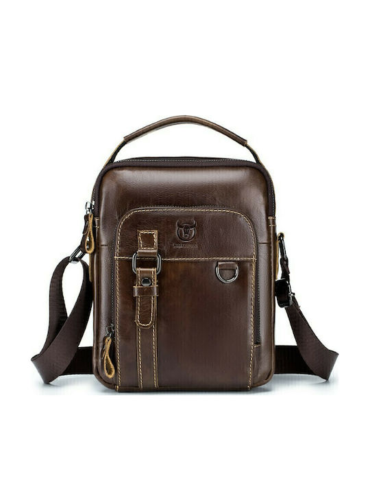Bull Captain Leder Herrentasche Schulter / Cros...
