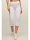 Women's Cropped Training Legging White