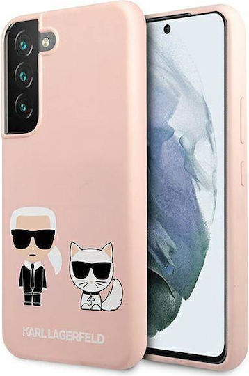 Karl Lagerfeld Karl & Choupette Back Cover Plastic Roz (Galaxy S22+ 5G - Galaxy S22+ 5G)