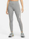 Nike Women's Long Yoga Legging High Waisted Dri-Fit Gray