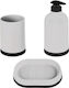 Cyclops Easy Bath Set Accesorii Baie Plastic Alb 3buc