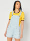 Ovin Vintage Women's Jumpsuit Denim Light Blue