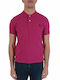 U.S. Polo Assn. Bluza Bărbătească cu Mânecă Scurtă Polo Fuchsia