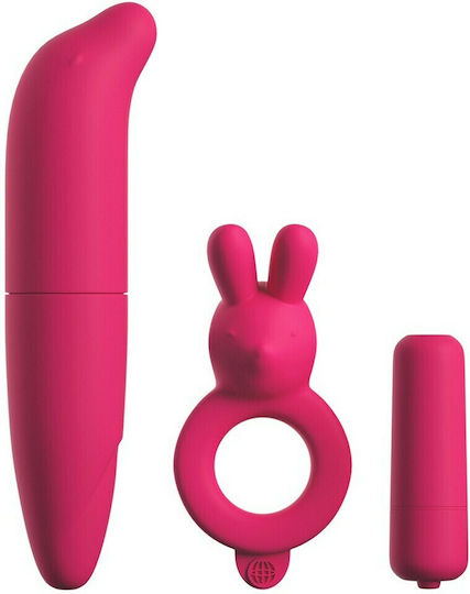 Pipedream Classix Couples Vibrating Starter Kit Set Pink