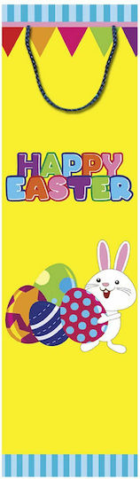 Bunny's Paper Easter Candle Case Yellow 14x10x50cm.