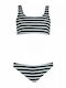 Blu4u Kinder Badeanzug Bikini Blau