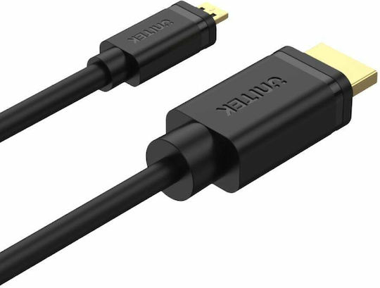 Unitek HDMI 2.0 Premium High Speed 4K 60Hz HDR Cable HDMI male - HDMI male 2m Μαύρο