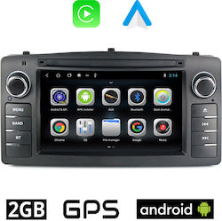 Car-Audiosystem für Toyota Korolla 2000-2007 (Bluetooth/USB/AUX/WiFi/GPS) mit Touchscreen 7" TO98