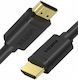 Unitek 4k C1101bk Black HDMI 2.0 Premium High Speed 4K 60Hz HDR Cable HDMI male - HDMI male 0.3m Μαύρο