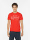 Superdry Herren T-Shirt Kurzarm Rot
