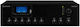 Monacor PA803DAP Integrat Amplificator comercial 30W/100V cu Sistem de Răcire și Conexiuni USB/FM/Bluetooth