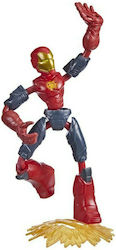 Action Figure Fire Mission Iron Man Bend and Fl...