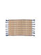 Nef-Nef Homeware Wicker Placemat Straw Beige 48x33cm