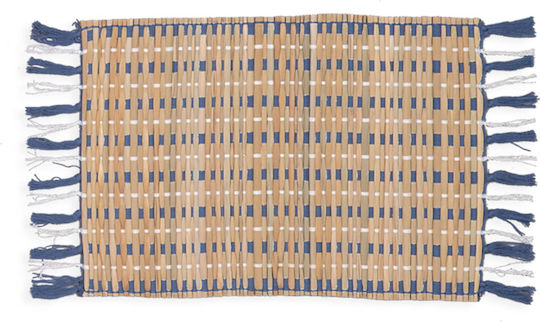 Nef-Nef Homeware Straw Σουπλά Ψάθινο Μπεζ 48x33cm