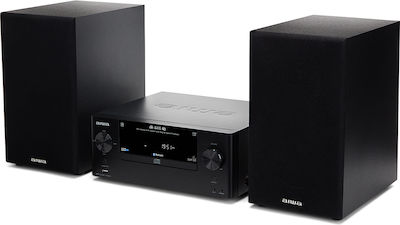 Aiwa Ηχοσύστημα 2.0 MSBTU-500 50W με CD / Digital Media Player και Bluetooth Μαύρο