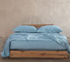 Nef-Nef Homeware Cearșaf King Size cu Elastic 180x200+35cm. Elements 028929 1027 Dusty Aqua