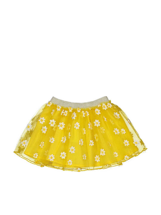 Fustă Tutú pentru Copii din Tulle Galbenă