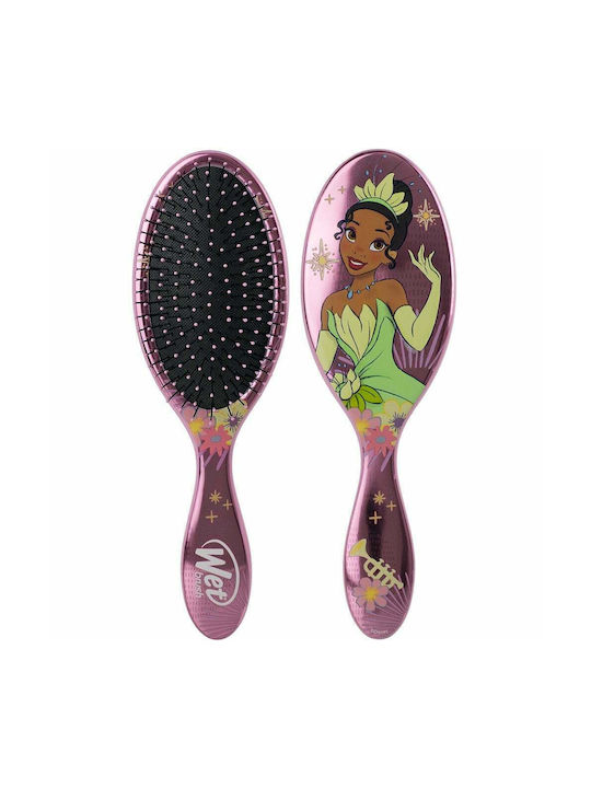 Wet Brush Παιδική Βούρτσα Μαλλιών Disney Princess Tiana Ροζ