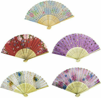 Plastic Carnival Fan (Μiscellaneous Designs/Colors)