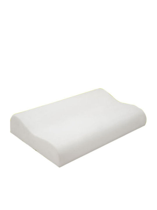 Alpha Foam De Luxe Smile Aloe Vera Μαξιλάρι Ύπνου Memory Foam Ανατομικό 36x60x13cm