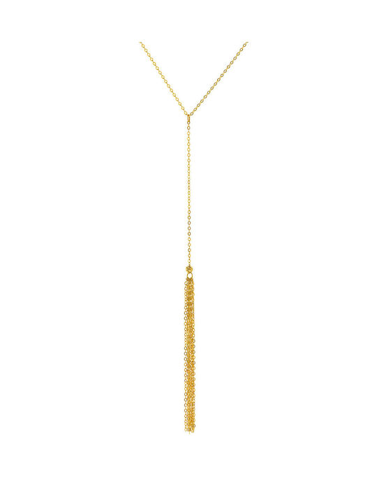 Gold necklace 14K Drop Of Gold