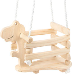 Small Foot Wooden with Protector Swing Δεινόσαυρος 145x145x145cm for 1.5+ years